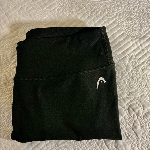 Head Black Athletic Leggings with diamond pattern on front lower leg - Picture 9 of 9